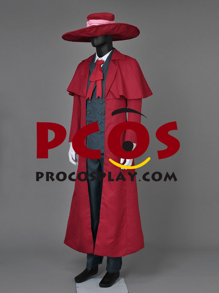 Hellsing Alucard Japanese Anime Cosplay Costumes mp000443