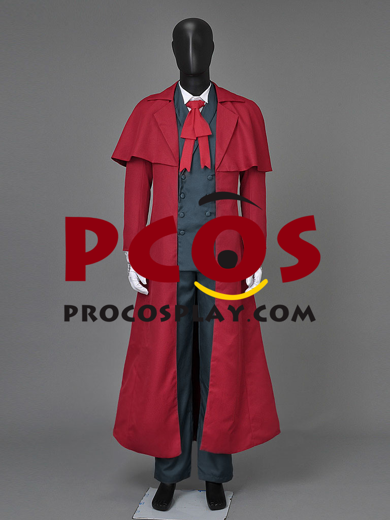 Hellsing Alucard Japanese Anime Cosplay Costumes mp000443