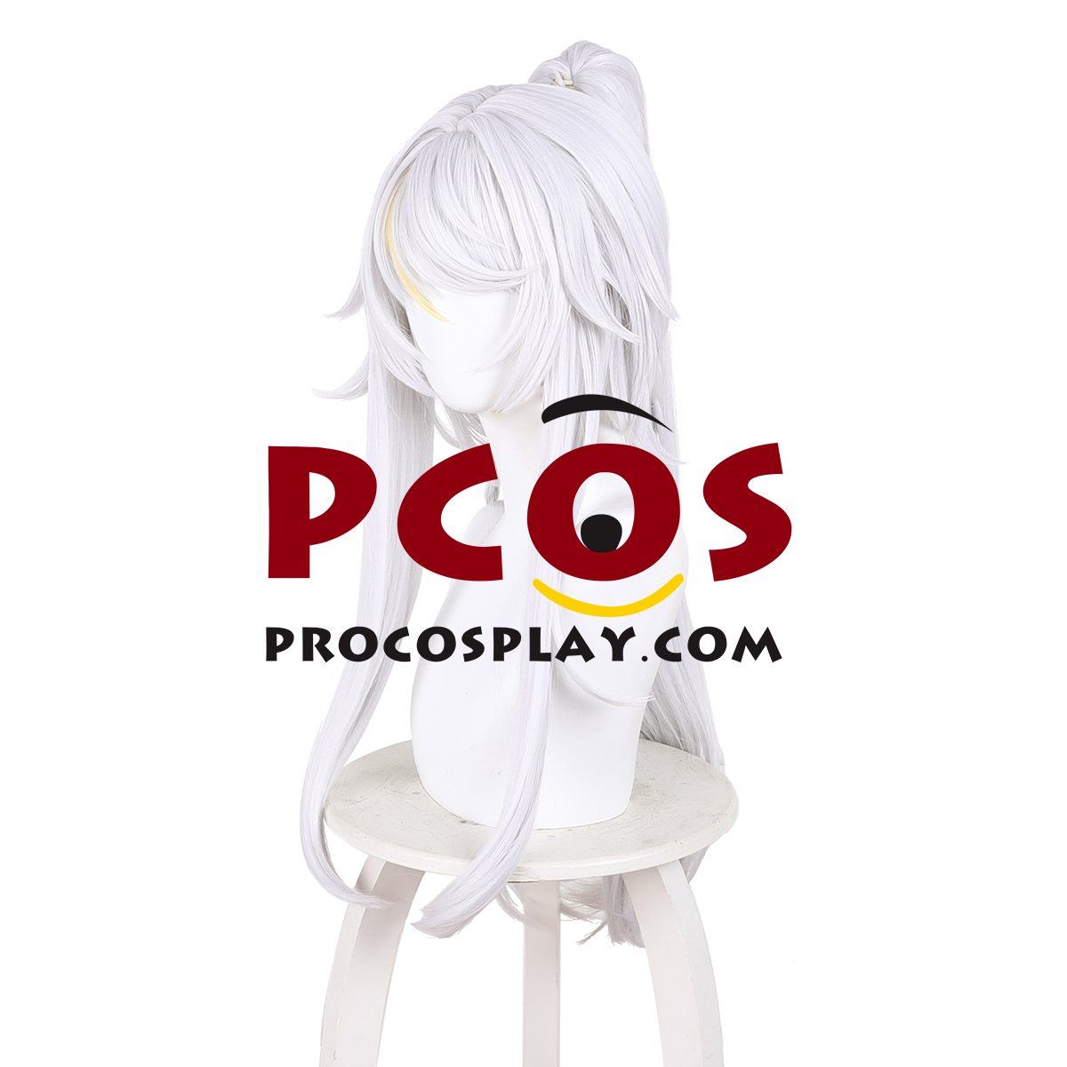 Game Genshin Impact Zibai Cosplay Wig C09843