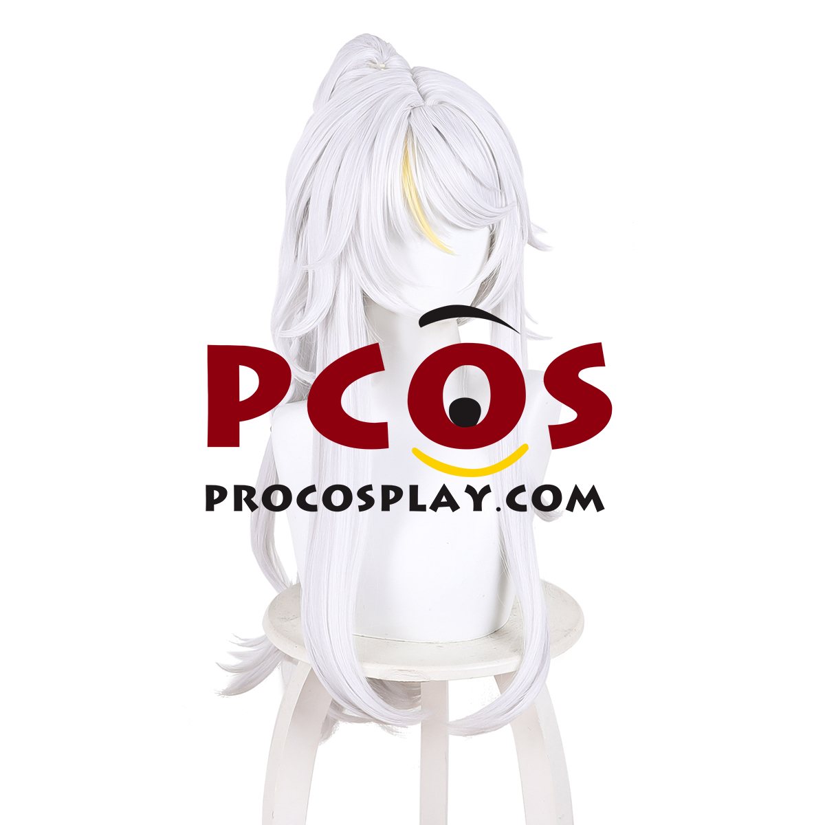 Game Genshin Impact Zibai Cosplay Wig C09843