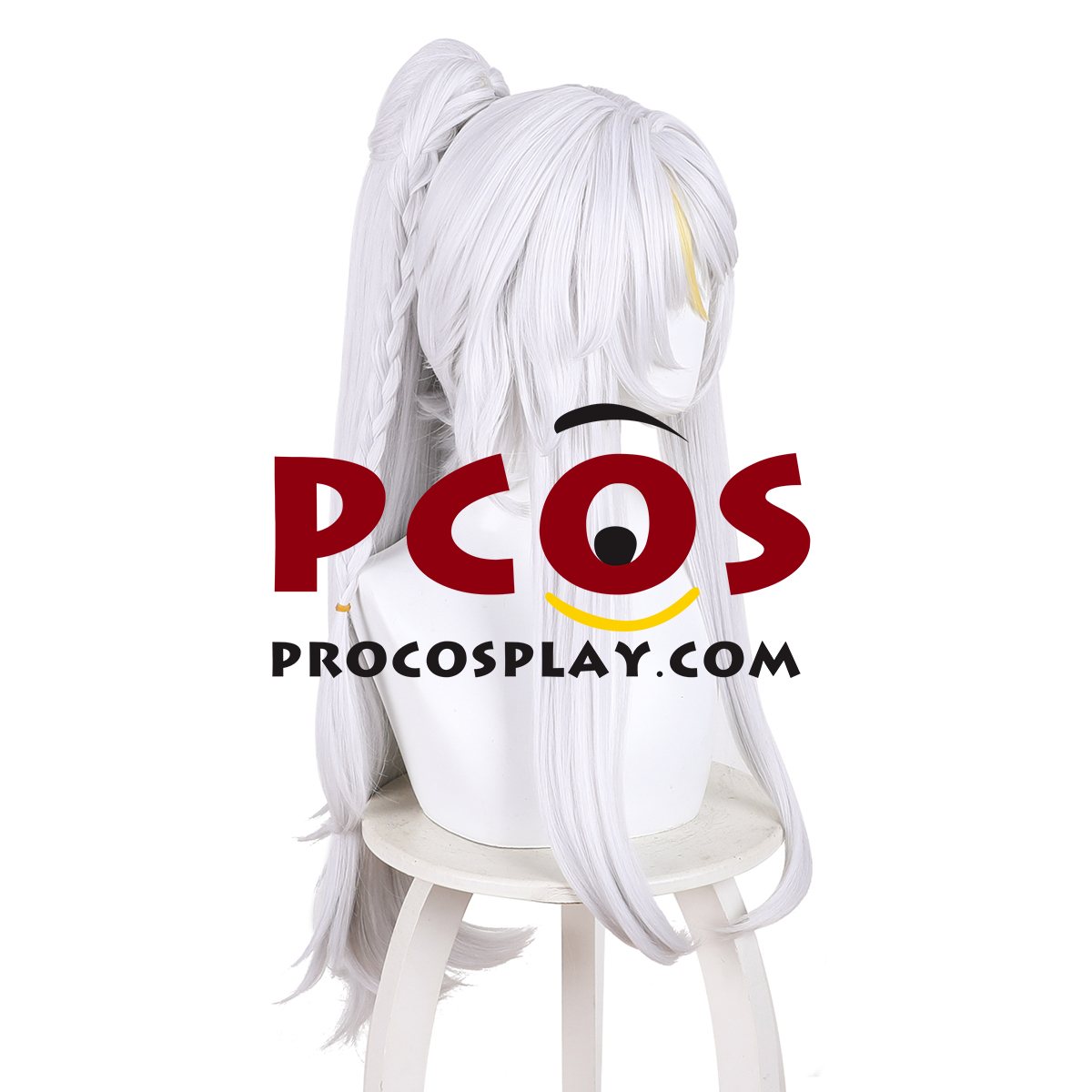 Game Genshin Impact Zibai Cosplay Wig C09843