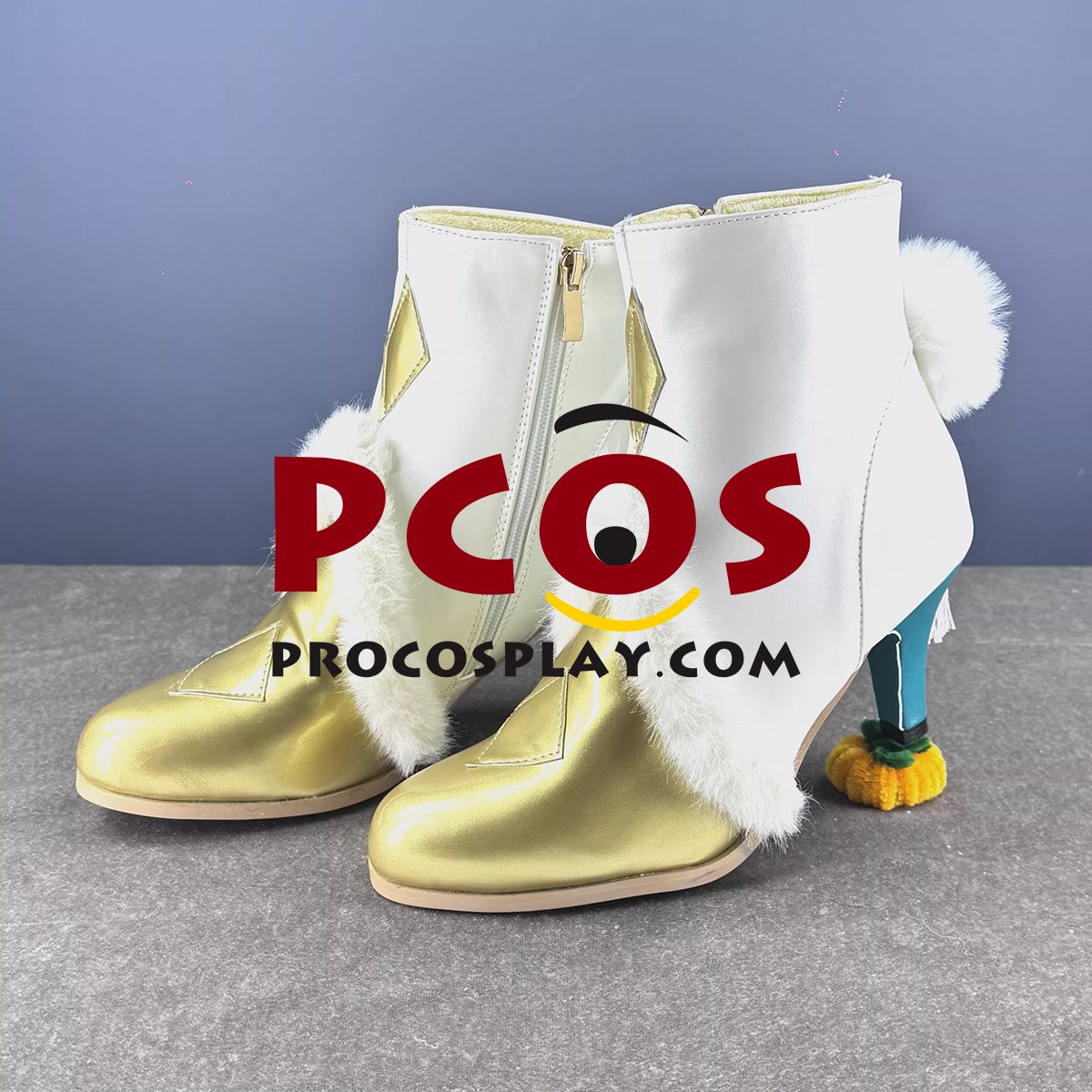 Game Genshin Impact Zibai Cosplay Shoes C09841