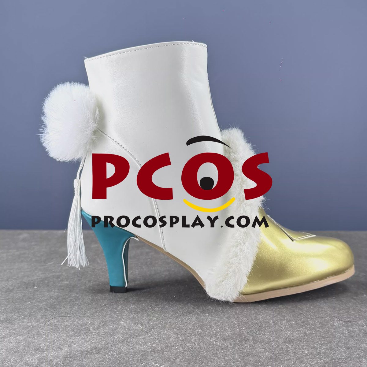 Game Genshin Impact Zibai Cosplay Shoes C09841