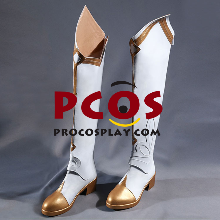 Ready to Ship Genshin Impact Traveler Lumine Cosplay Boots Upgraded Version C02895-AAA (image for) Ready to Ship Genshin Impact Traveler Lumine Cosplay Boots Upgraded Version C02895-AAA