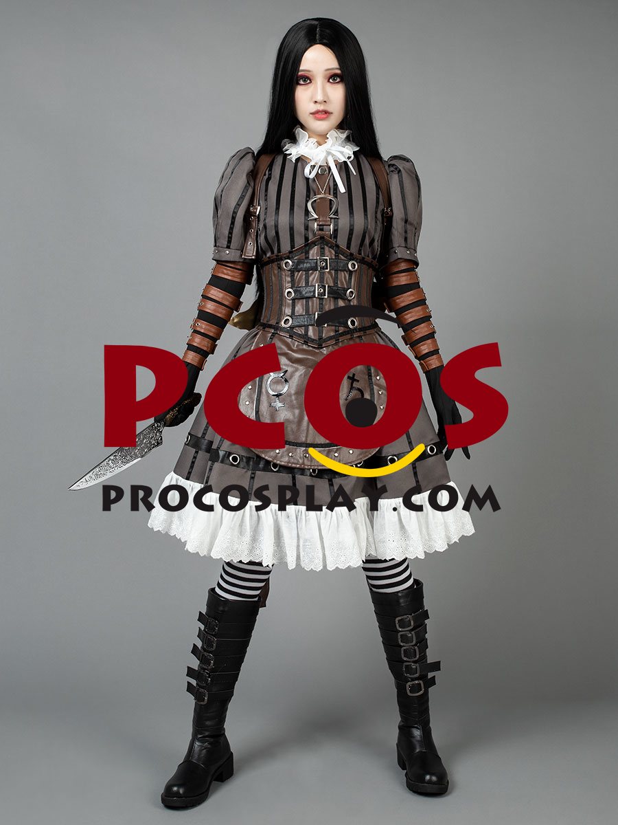Madness Returns Alice Steamdress Cosplay Costumes mp000304 (image for) Madness Returns Alice Steamdress Cosplay Costumes mp000304