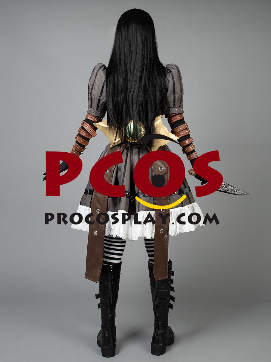 Madness Returns Alice Steamdress Cosplay Costumes mp000304