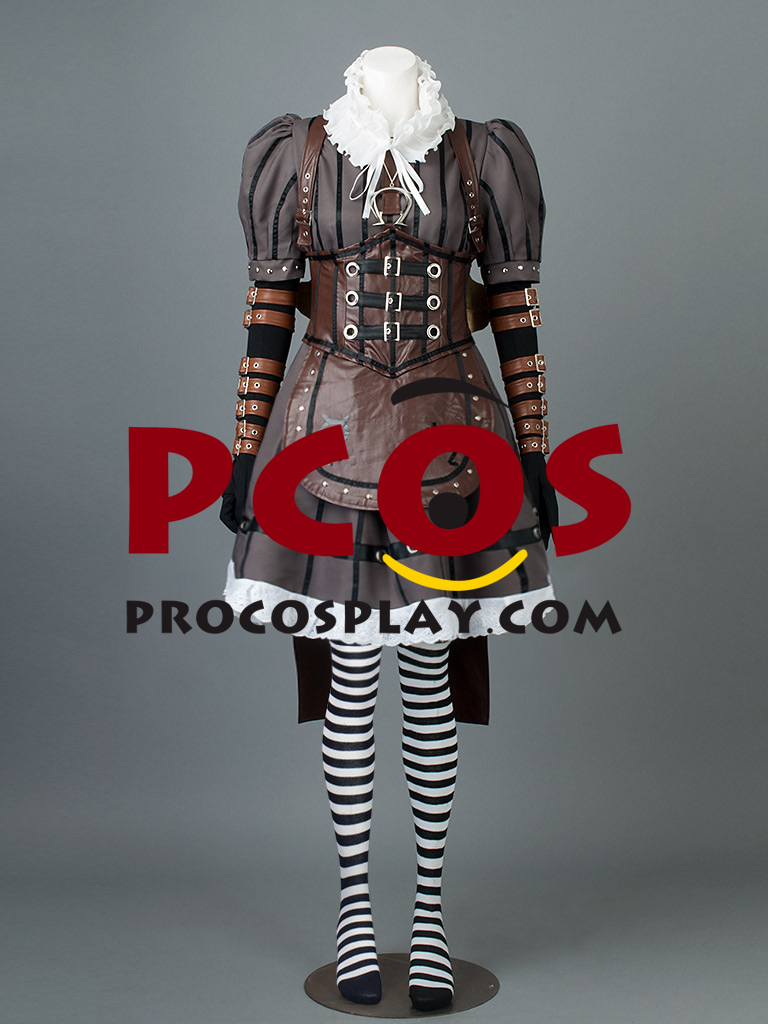 Madness Returns Alice Steamdress Cosplay Costumes mp000304
