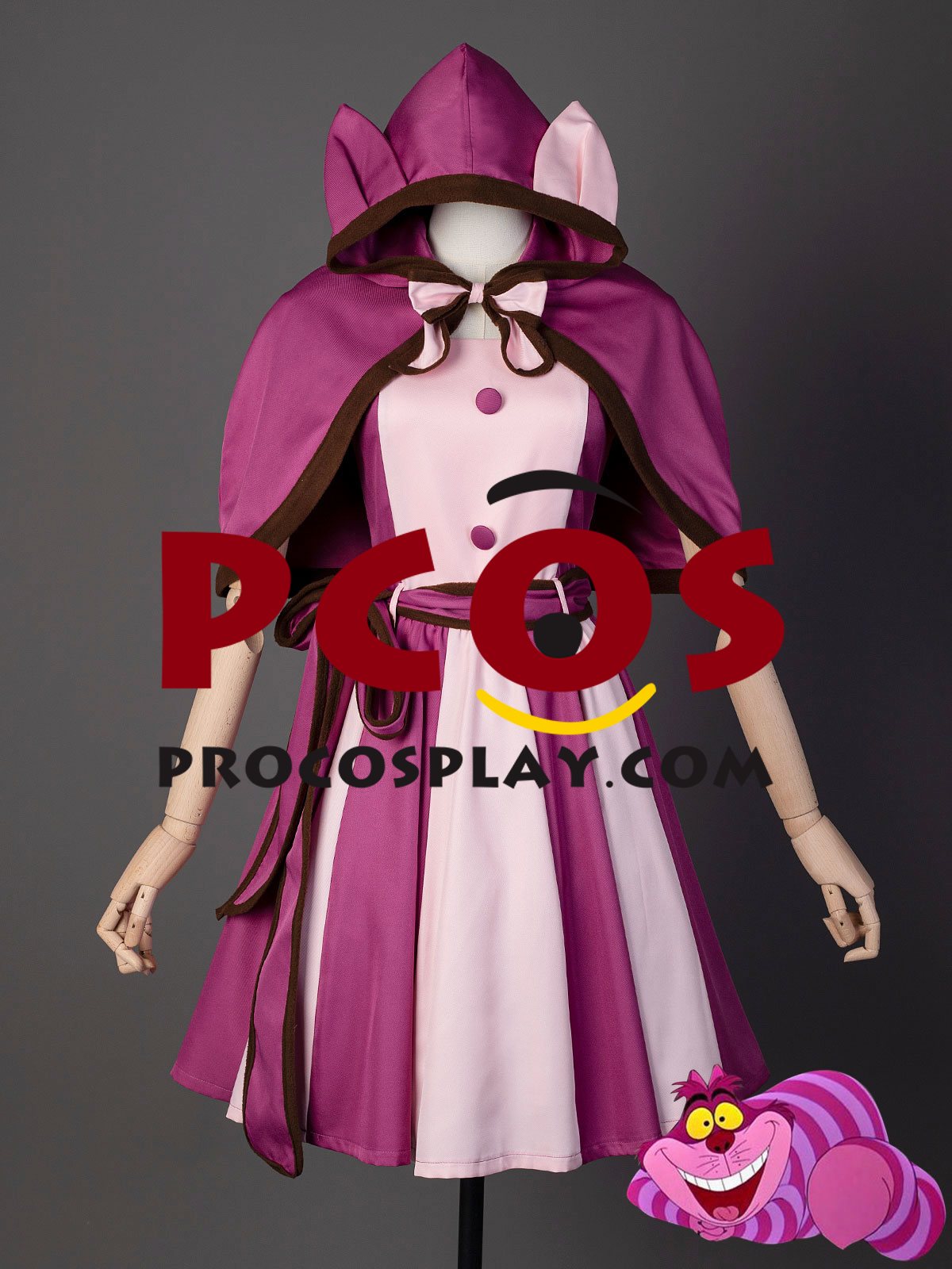 Ready to Ship Alice in Wonderland Cheshire Cat Cosplay Costume mp005600