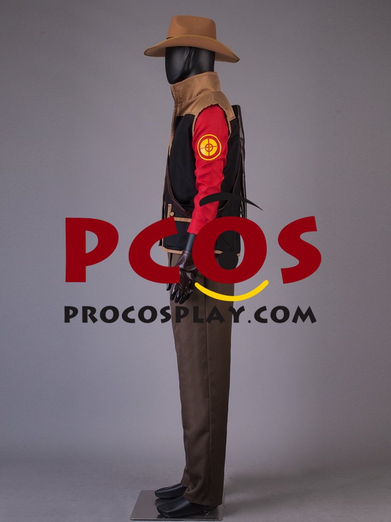 Team Fortress 2 Sniper Red Cosplay Costume mp000649