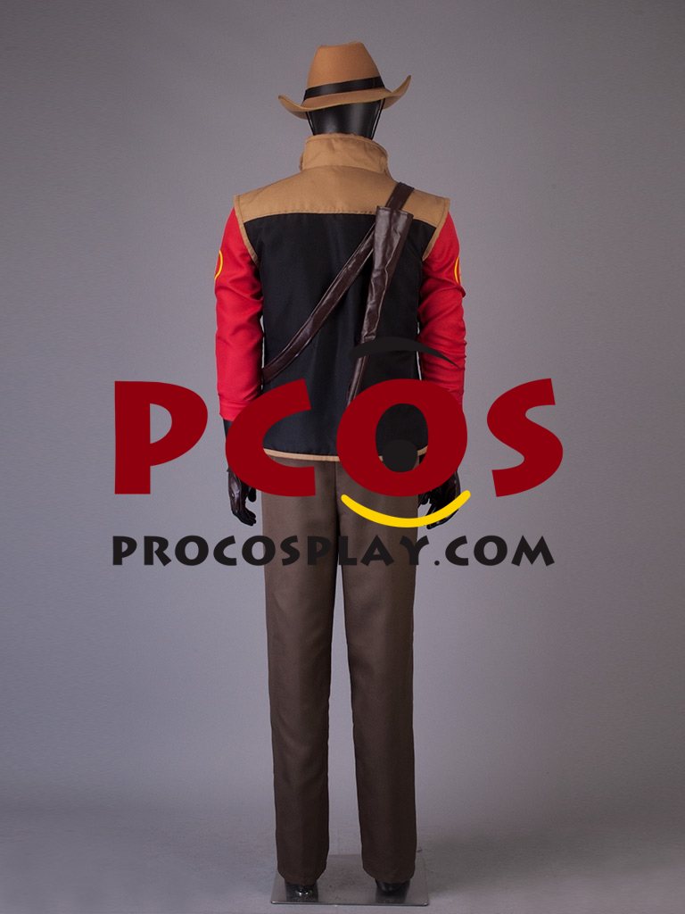 Team Fortress 2 Sniper Red Cosplay Costume mp000649