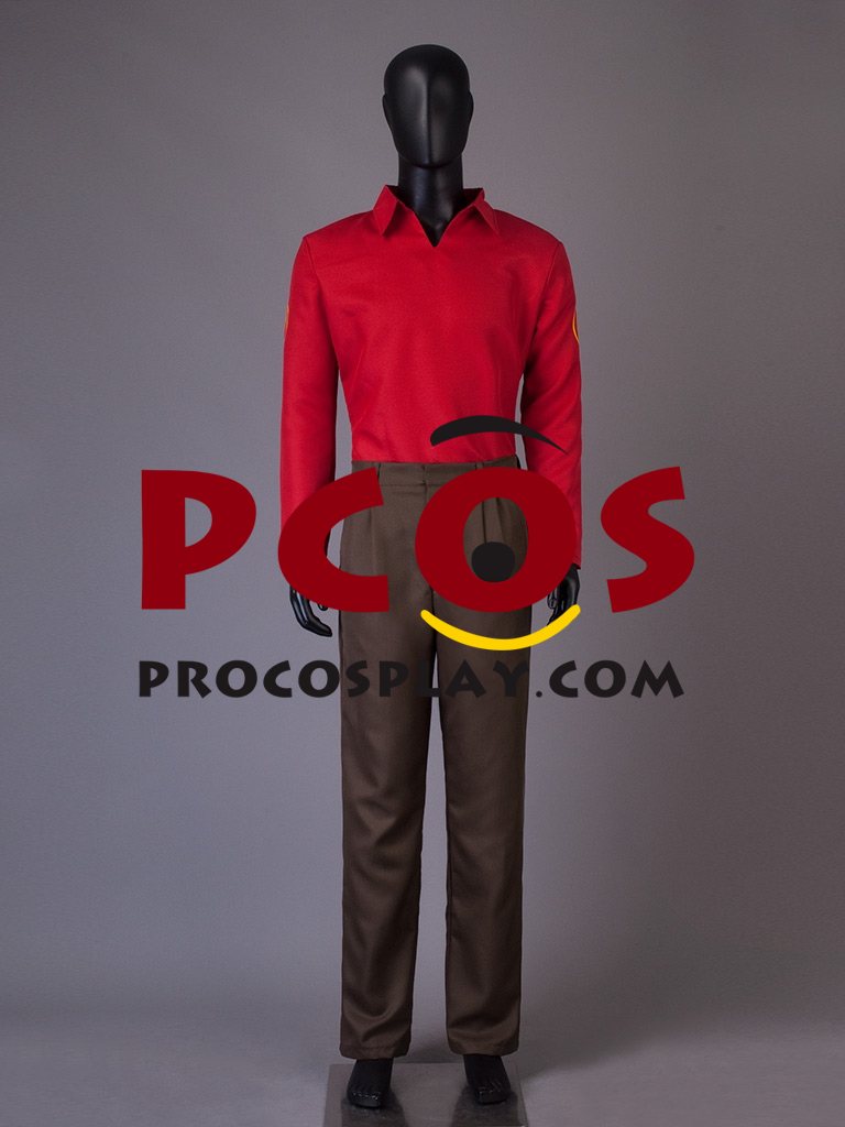 Team Fortress 2 Sniper Red Cosplay Costume mp000649
