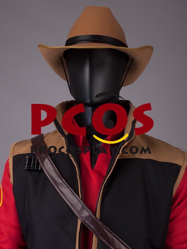 Team Fortress 2 Sniper Red Cosplay Costume mp000649