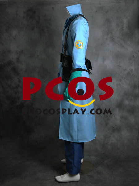 Team Fortress 2 Medic Blue Cosplay Costume mp000727