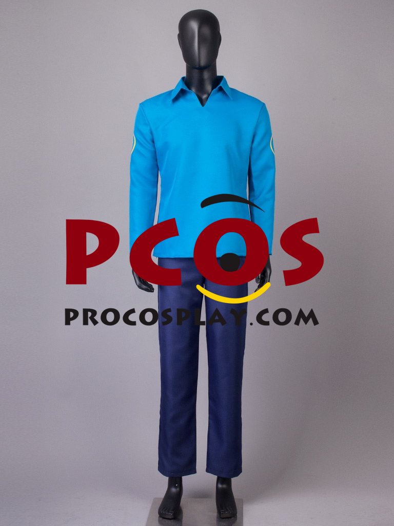 Team Fortress 2 Sniper Blue Cosplay Costume mp000650