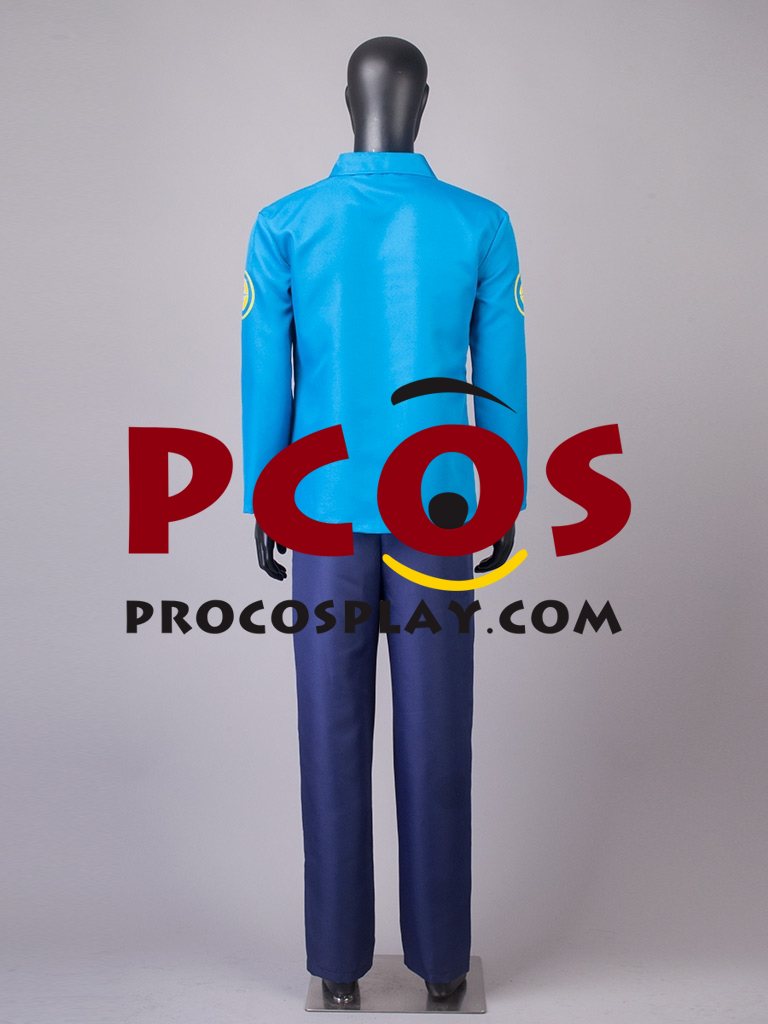 Team Fortress 2 Sniper Blue Cosplay Costume mp000650