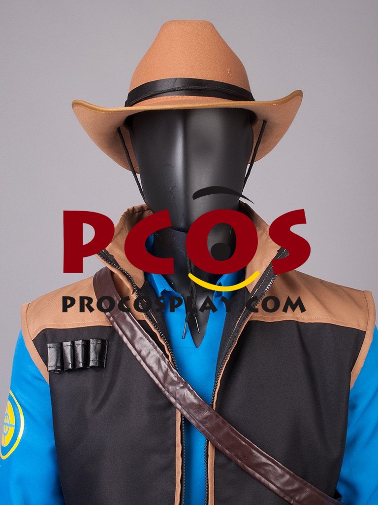 Team Fortress 2 Sniper Blue Cosplay Costume mp000650