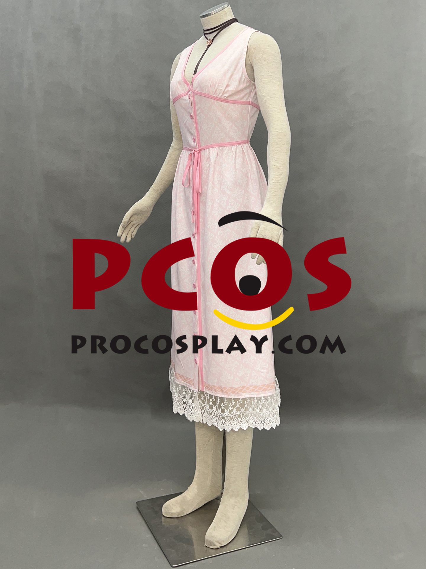 Final Fantasy VII Aerith Gainsborough Cosplay Costume C08279