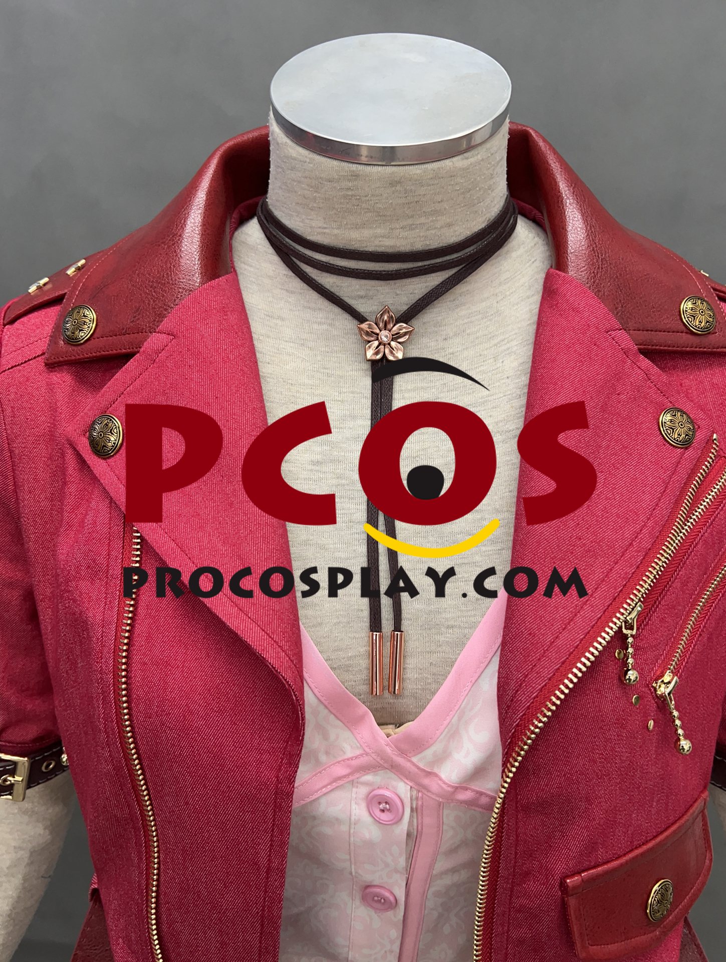 Final Fantasy VII Aerith Gainsborough Cosplay Costume C08279