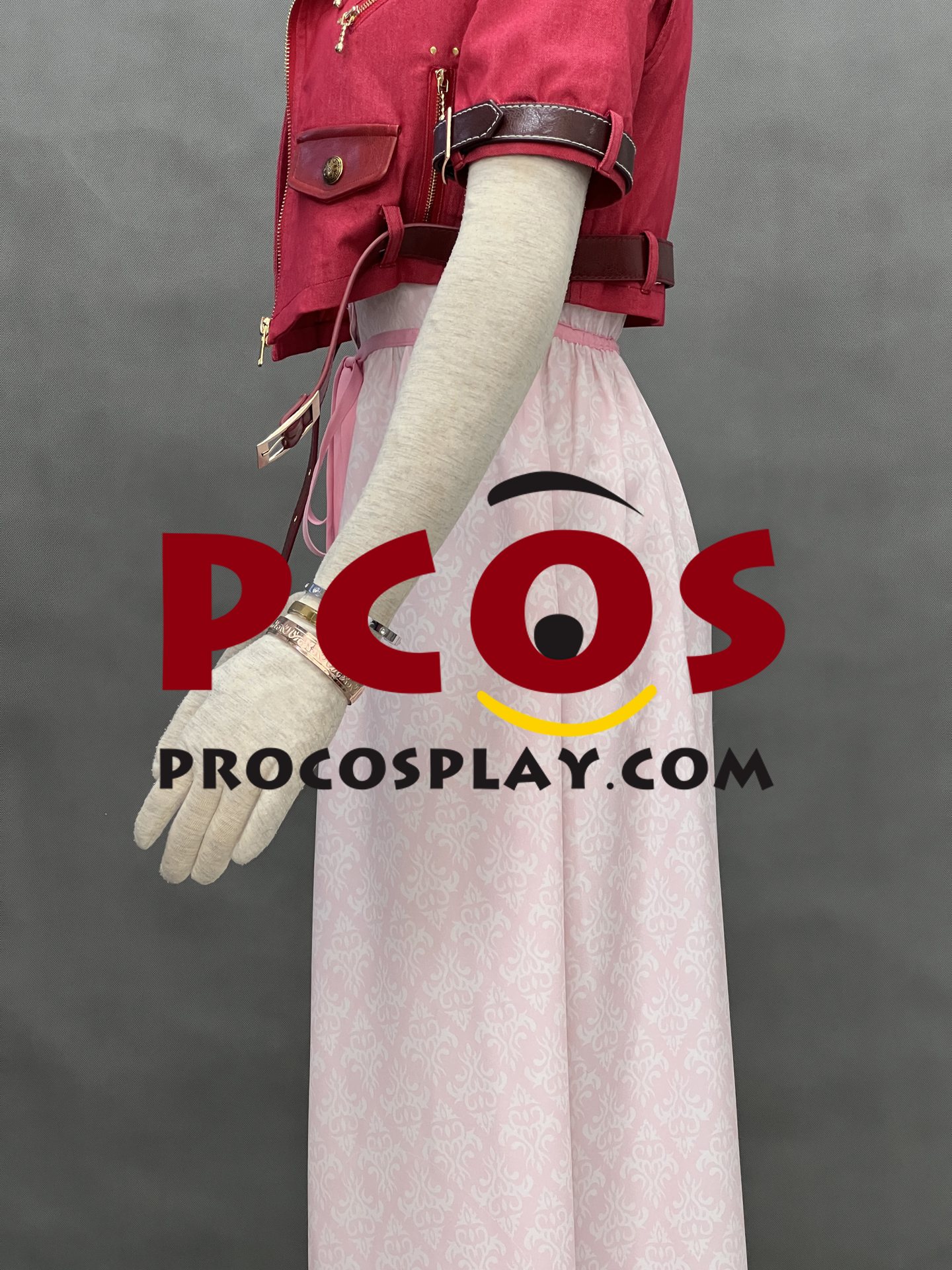 Final Fantasy VII Aerith Gainsborough Cosplay Costume C08279