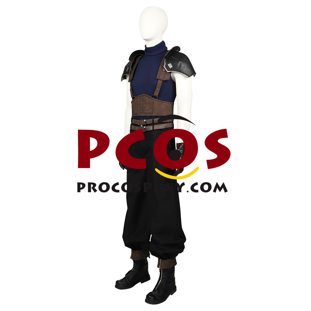 Final Fantasy VII Ever Crisis Zack Fair Cosplay Costume C08744