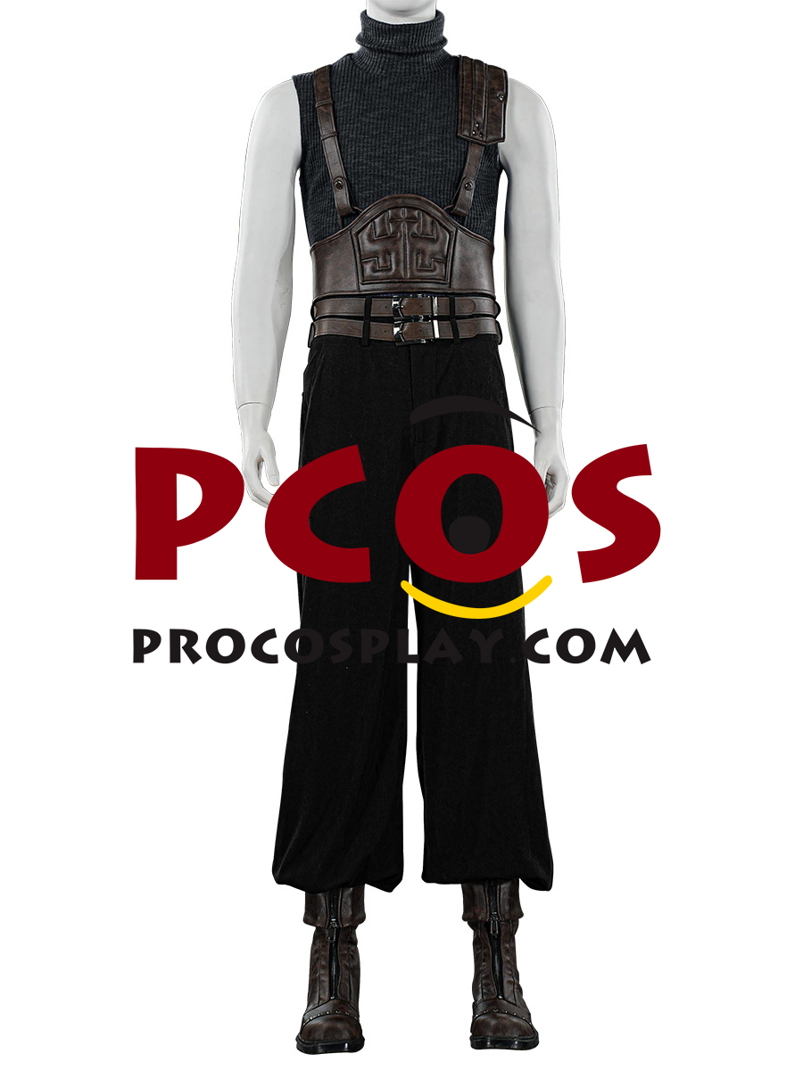 Ready to Ship Final Fantasy VII Rebirth Cloud Strife Cosplay Costume C09140 AA+