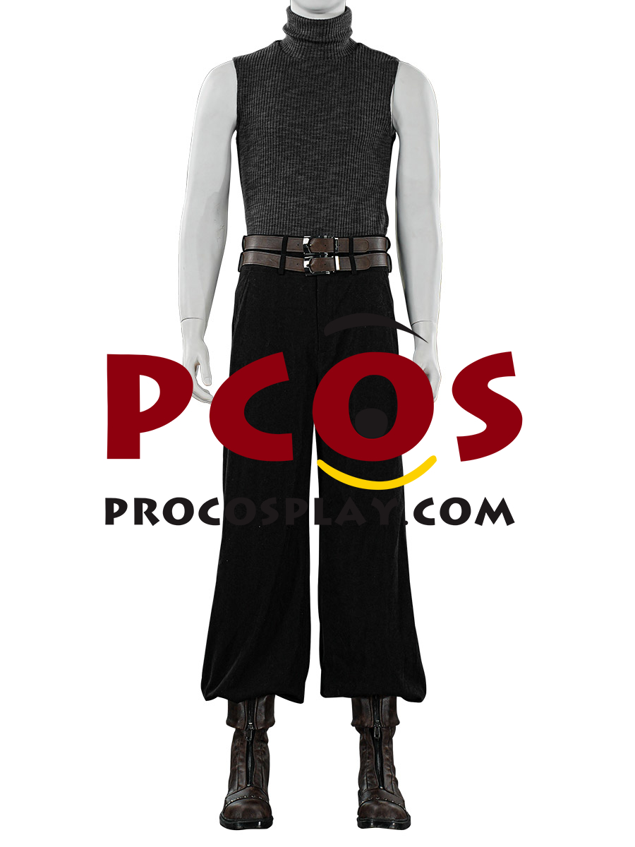 Ready to Ship Final Fantasy VII Rebirth Cloud Strife Cosplay Costume C09140 AA+