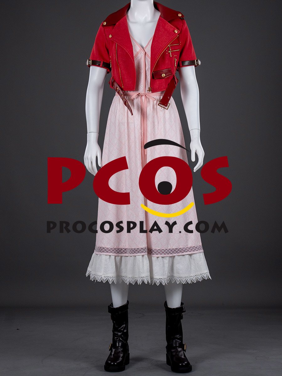 Ready to Ship Final Fantasy VII Rebirth Aerith Gainsborough Cosplay Costume C09173 AAA Version (image for) Ready to Ship Final Fantasy VII Rebirth Aerith Gainsborough Cosplay Costume C09173 AAA Version