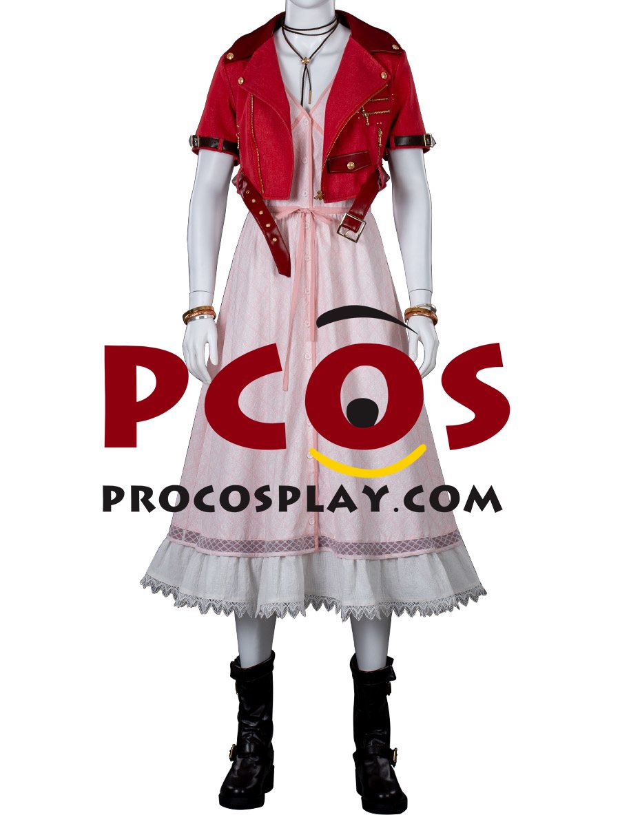 Ready to Ship Final Fantasy VII Rebirth Aerith Gainsborough Cosplay Costume C09173 AAA Version