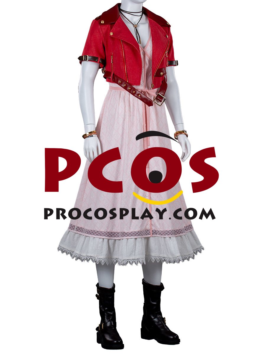 Ready to Ship Final Fantasy VII Rebirth Aerith Gainsborough Cosplay Costume C09173 AAA Version
