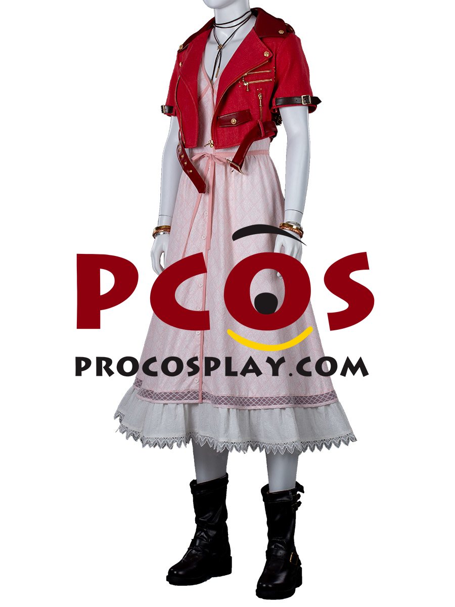 Ready to Ship Final Fantasy VII Rebirth Aerith Gainsborough Cosplay Costume C09173 AAA Version