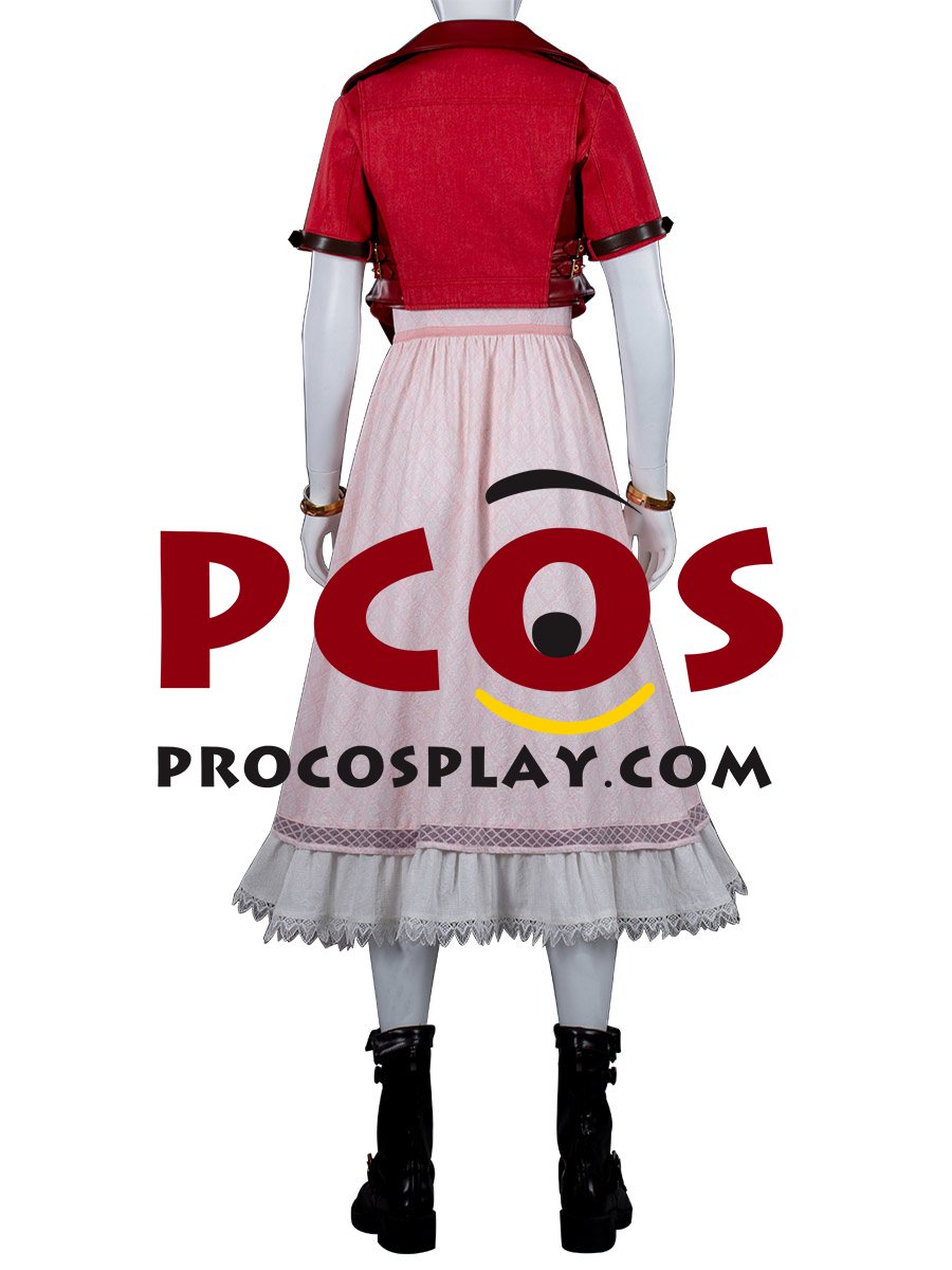 Ready to Ship Final Fantasy VII Rebirth Aerith Gainsborough Cosplay Costume C09173 AAA Version
