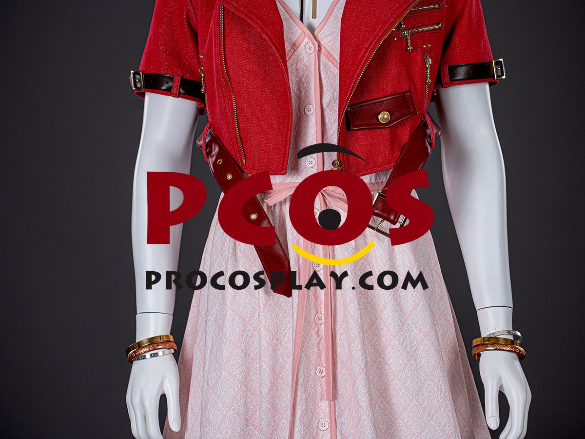 Ready to Ship Final Fantasy VII Rebirth Aerith Gainsborough Cosplay Costume C09173 AAA Version