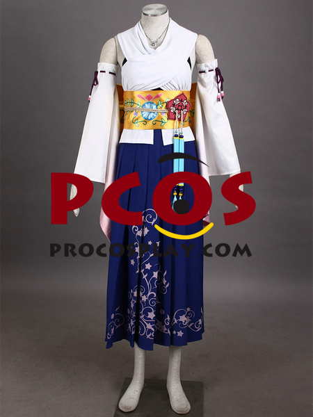 (image for) Final Fantasy Yuna Cosplay Costume mp001341-US