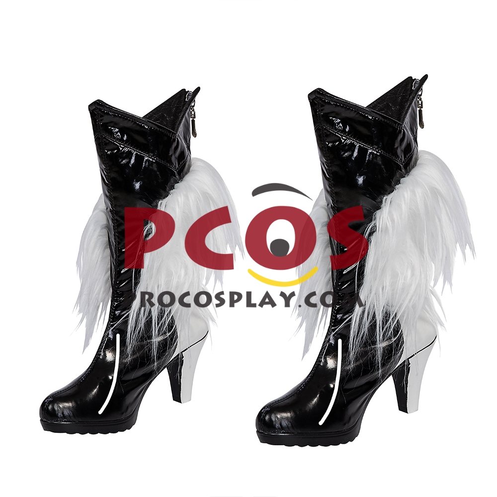 PS5 Game Black Cat Felicia Hardy Cosplay Boots C08770