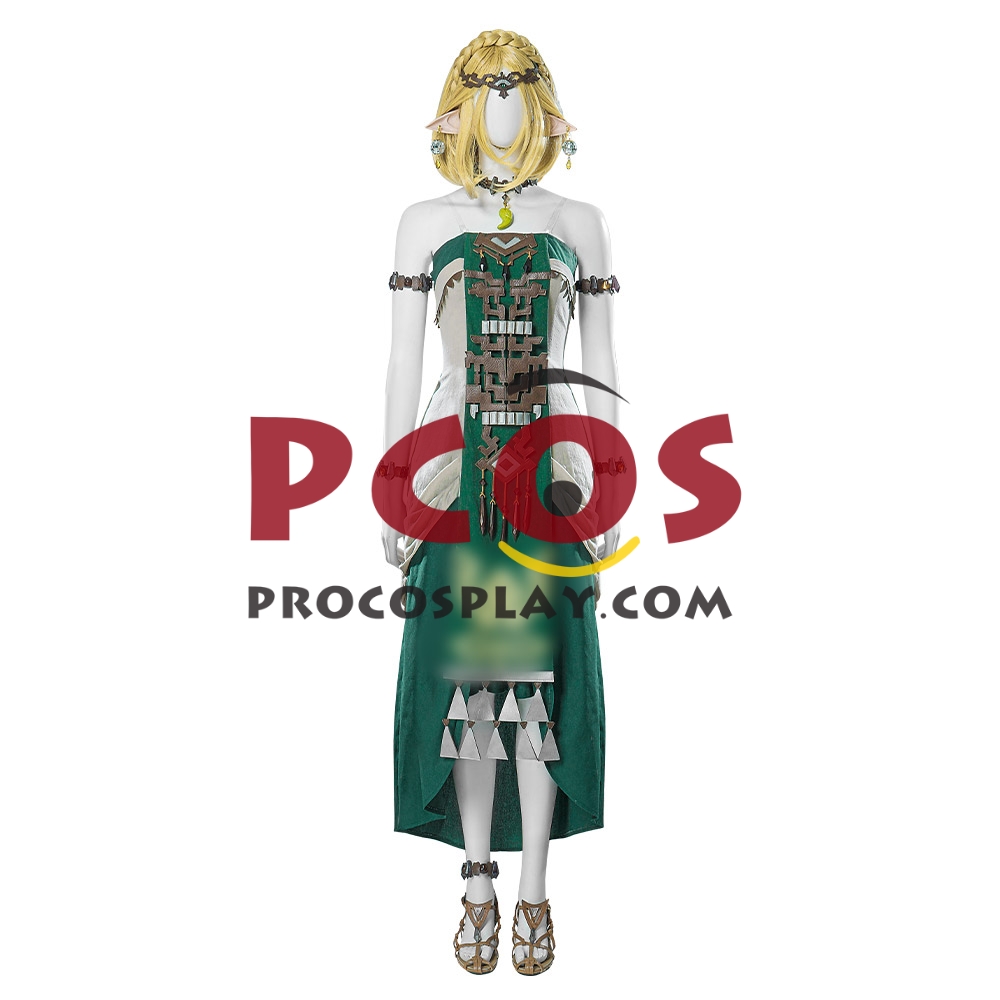 Ready to Ship The Legend of Zelda: Tears of the Kingdom Hyrule Princess Zelda Cosplay Costume C08179