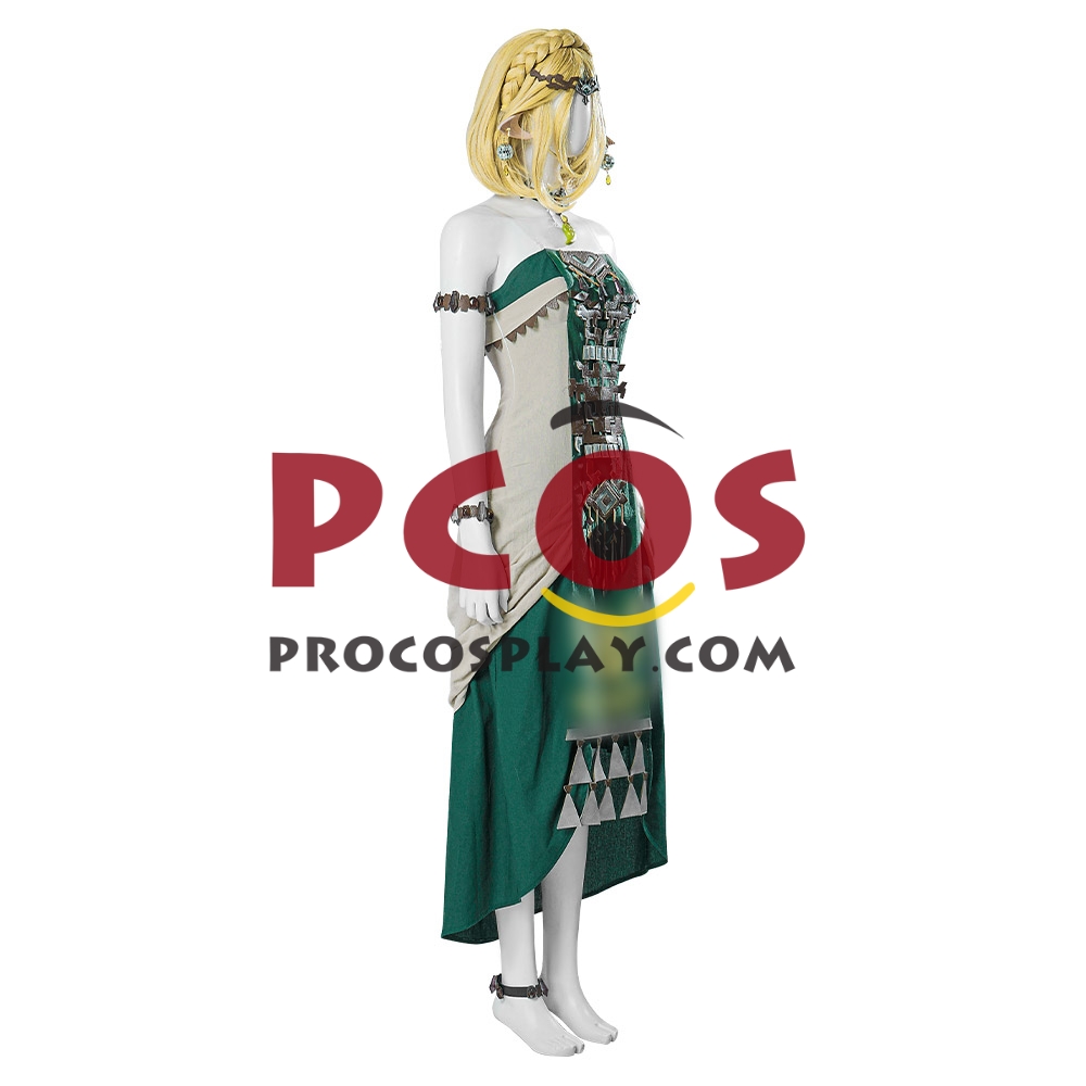 Ready to Ship The Legend of Zelda: Tears of the Kingdom Hyrule Princess Zelda Cosplay Costume C08179