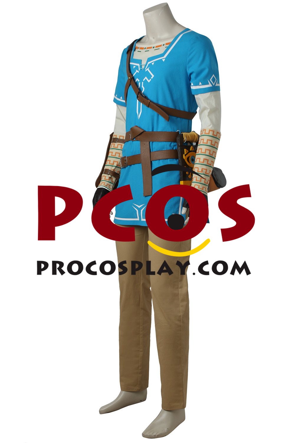 The Legend of Zelda: Breath of the Wild Link Champion's Tunic Upgraded Version Cosplay Costume C08021S