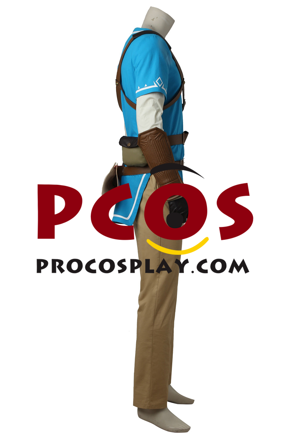 The Legend of Zelda: Breath of the Wild Link Champion's Tunic Upgraded Version Cosplay Costume C08021S