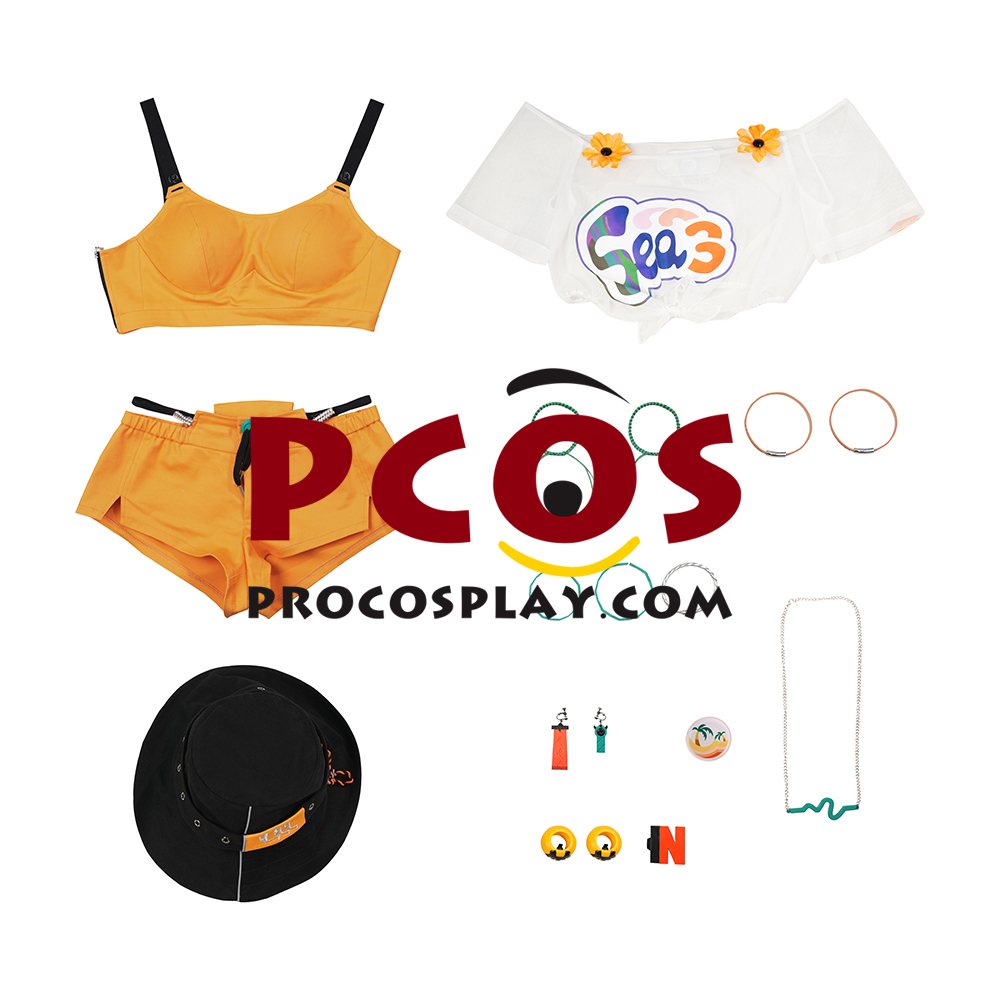 Zenless Zone Zero Belle Cosplay Costume Summer Version C09488