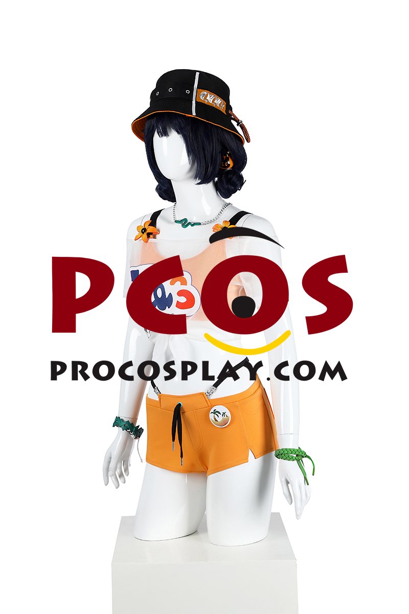 Zenless Zone Zero Belle Cosplay Costume Summer Version C09577