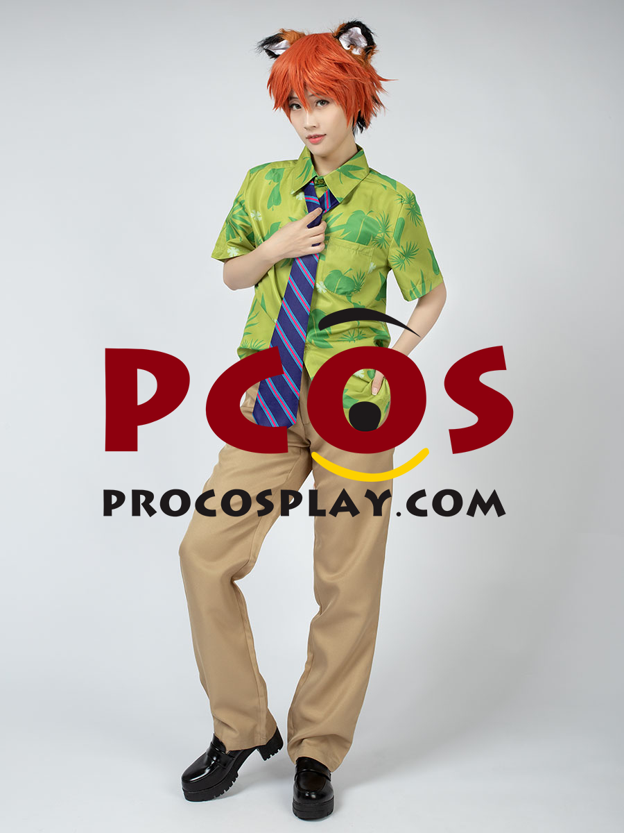 (image for) Zootopia Zootropolis Fox Nick Cosplay Costume mp004328