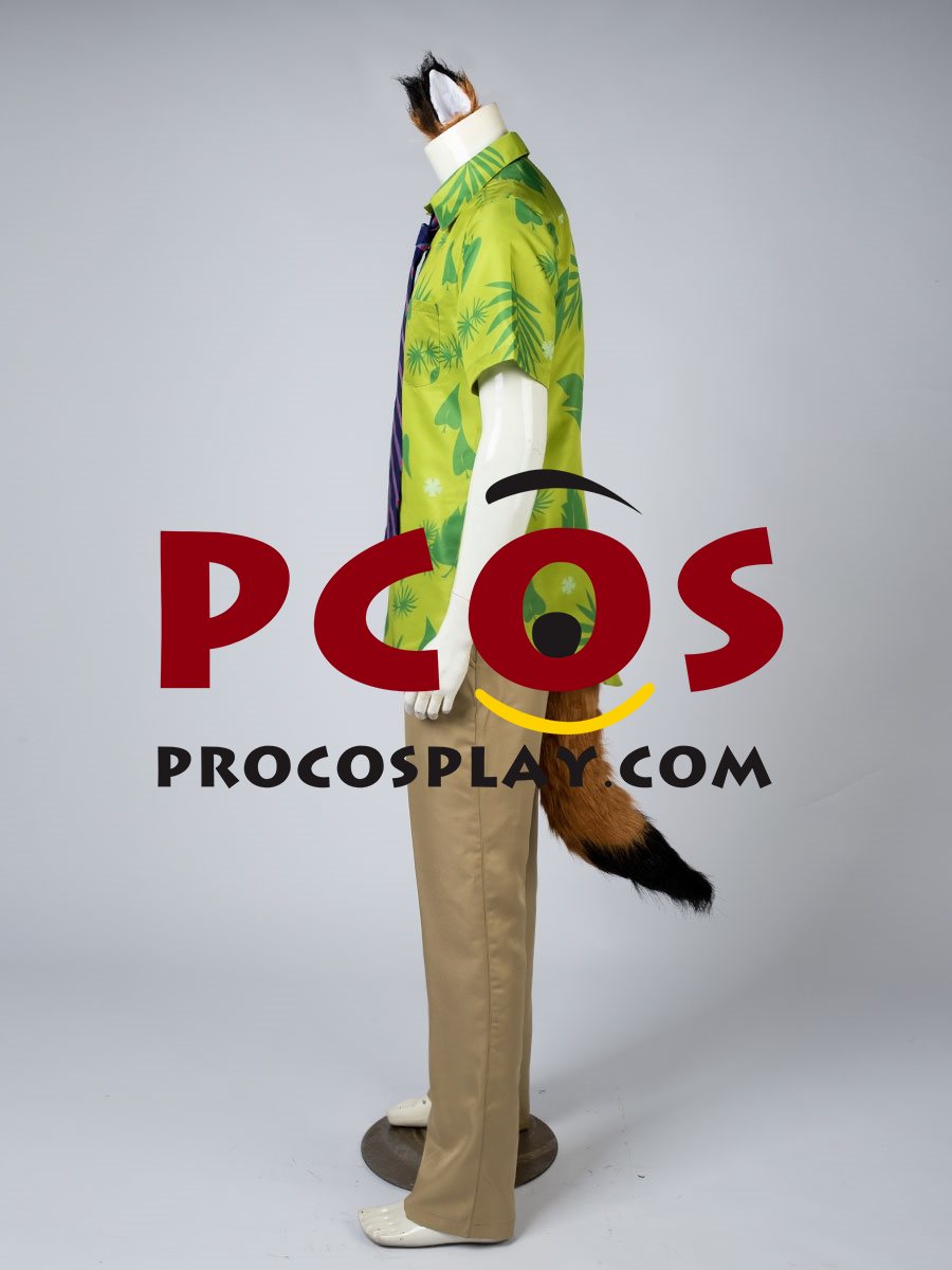 Zootopia Zootropolis Fox Nick Cosplay Costume mp004328