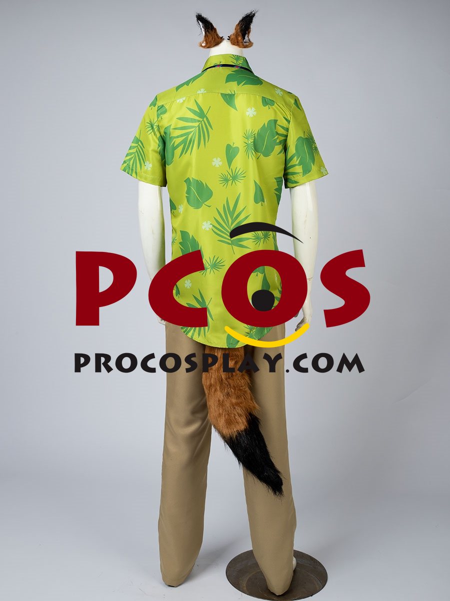 Zootopia Zootropolis Fox Nick Cosplay Costume mp004328
