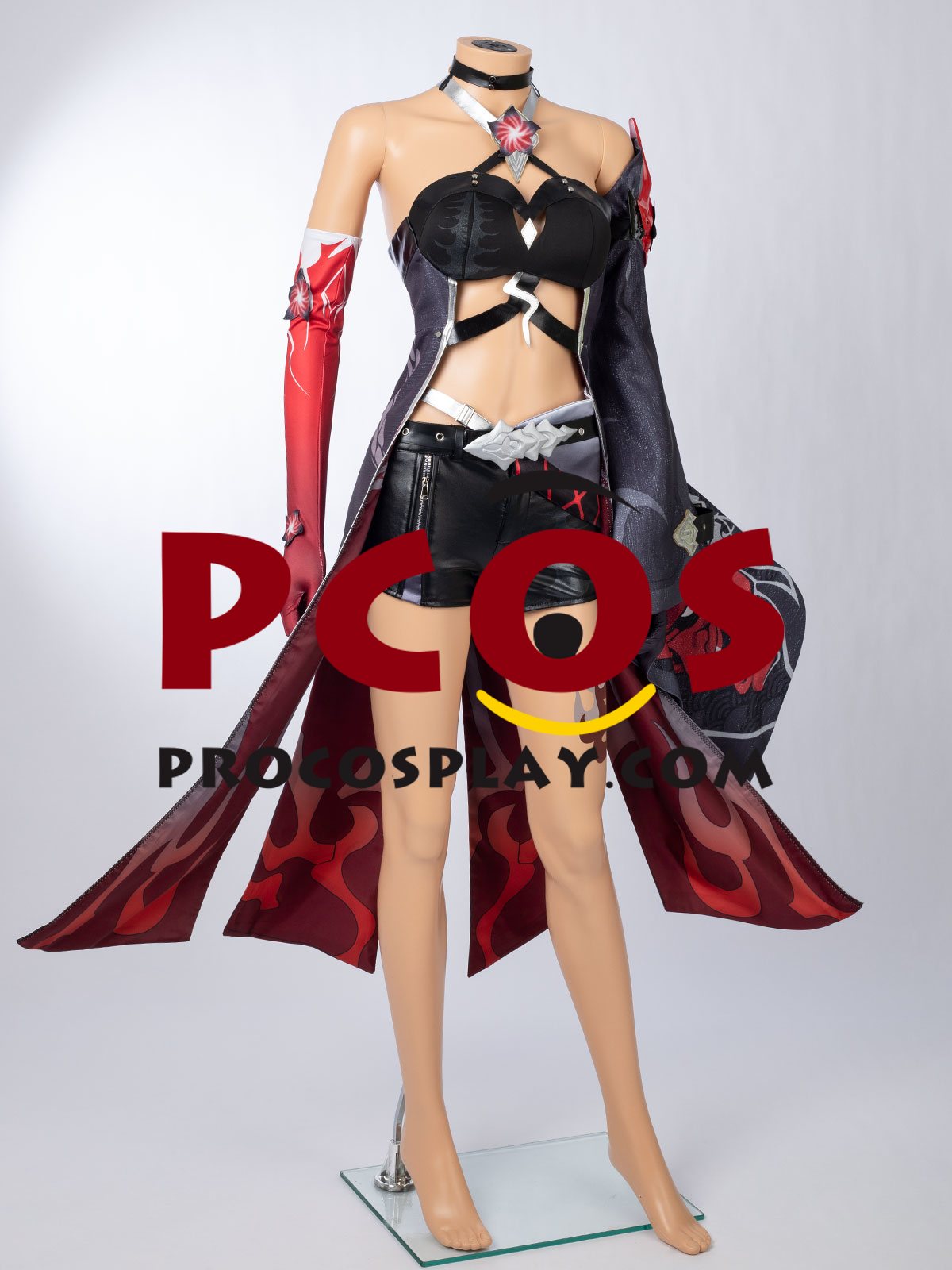 Game Honkai: Star Rail Raiden Bosenmori Mei Cosplay Costume C09025E-B Red Version