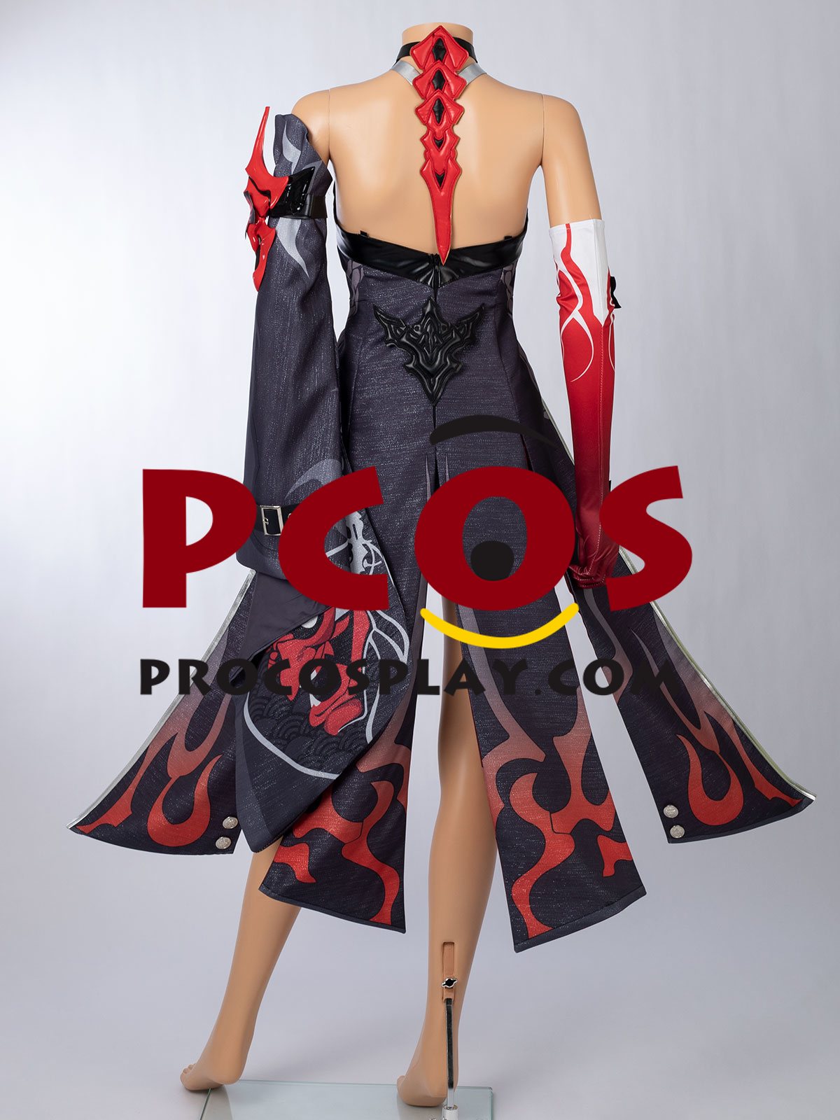 Game Honkai: Star Rail Raiden Bosenmori Mei Cosplay Costume C09025E-B Red Version