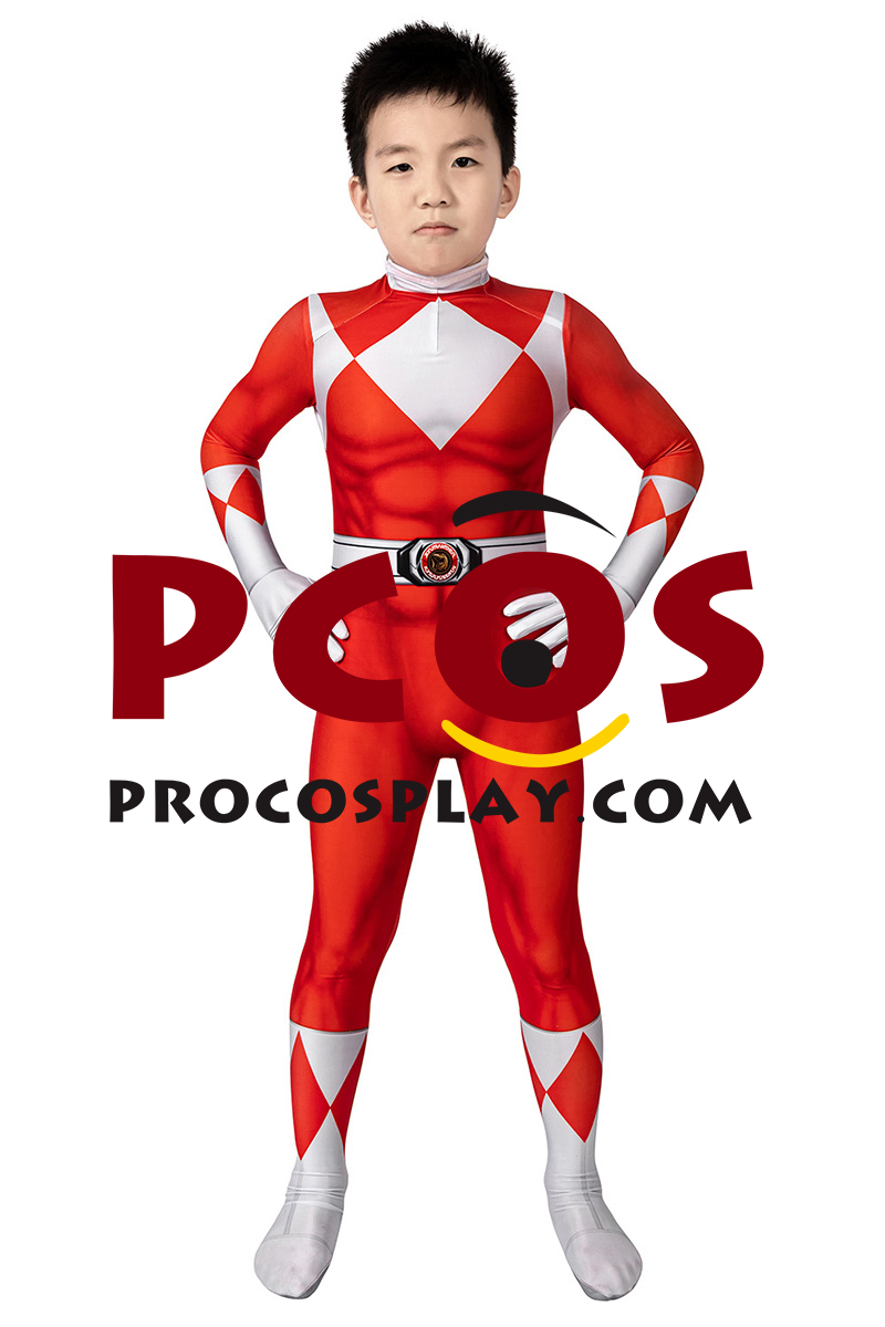 Rangers Power Rangers Tyranno Ranger Geki Cosplay Jumpsuit for Kids C00505