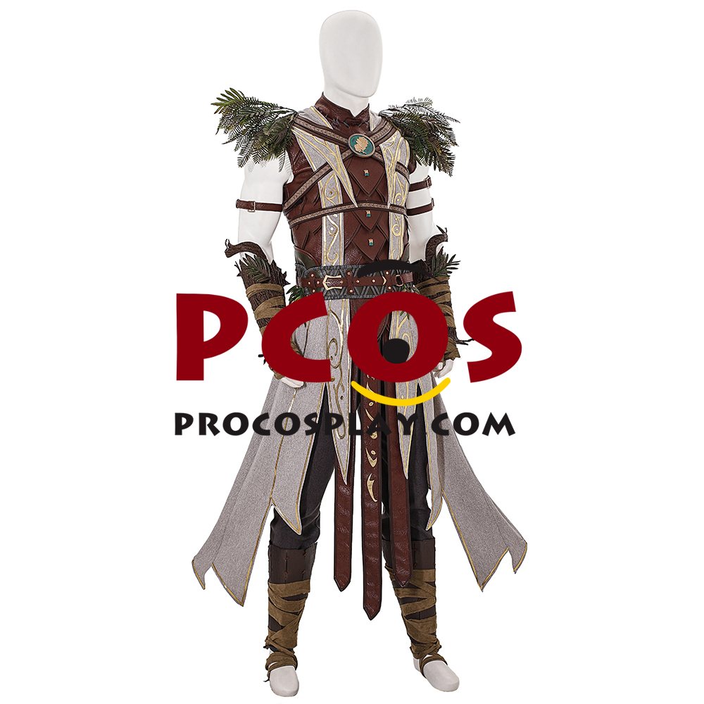Baldur's Gate 3 Halsin Cosplay Costume C09164