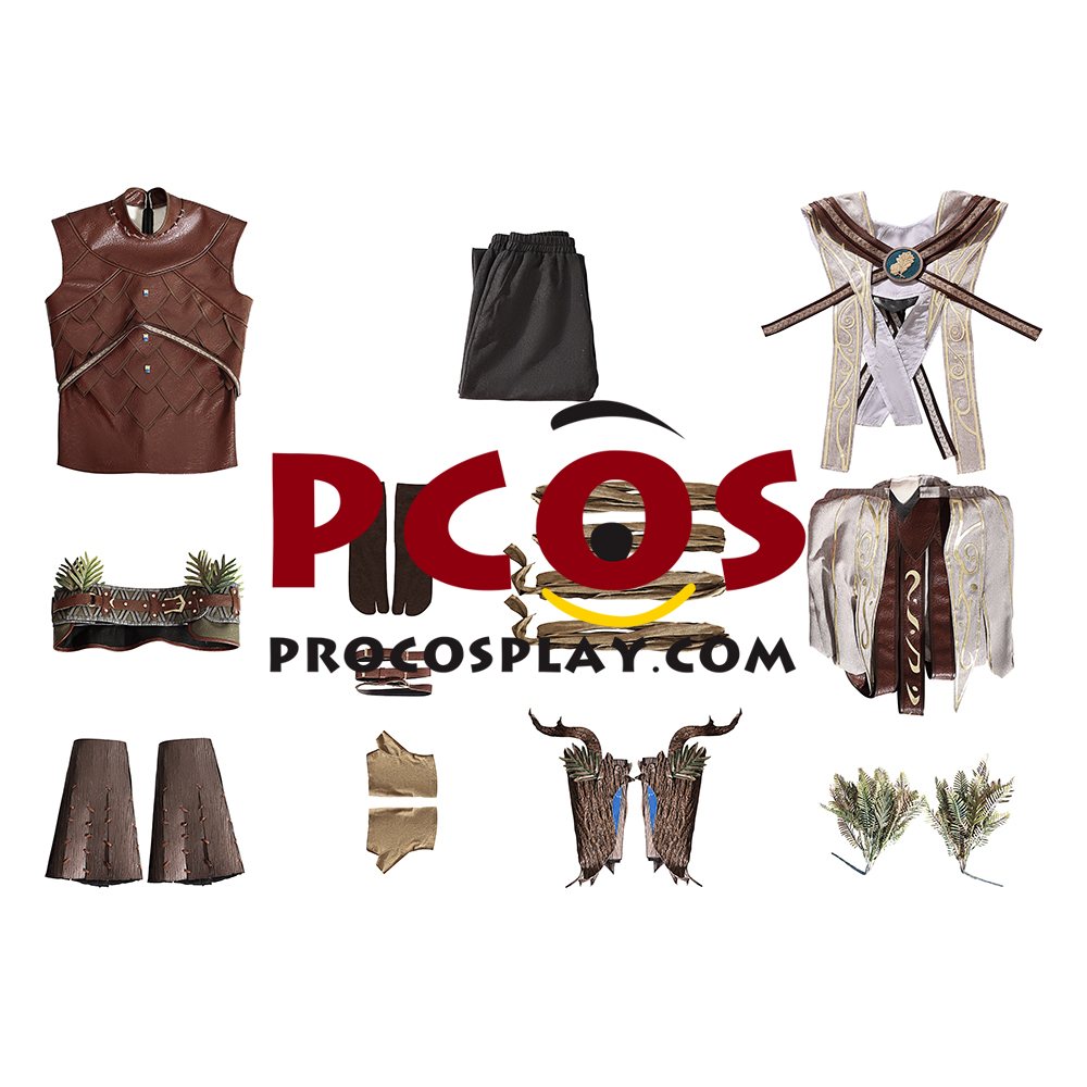 Baldur's Gate 3 Halsin Cosplay Costume C09164
