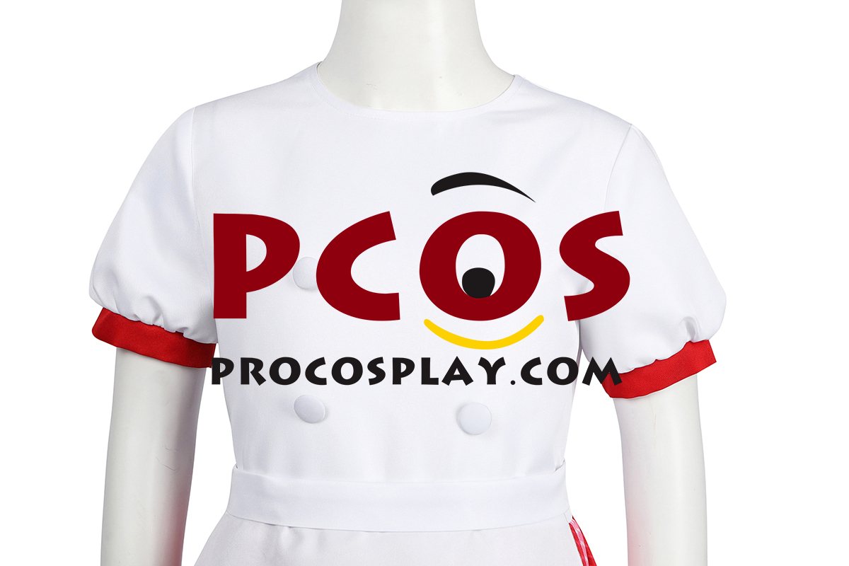 Princess Peach: Showtime Pastry Chef Peach Cosplay Costume Child Version C08957