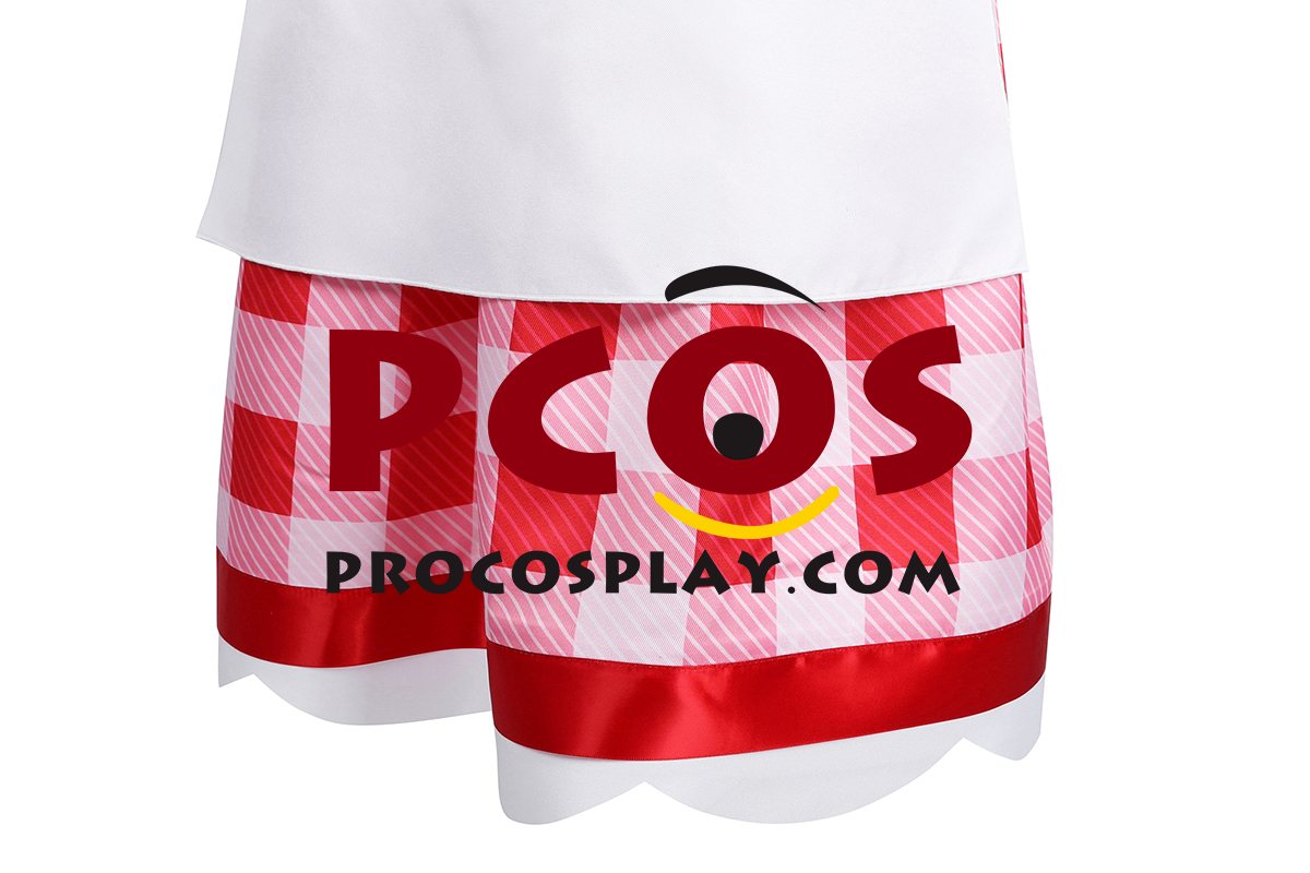Princess Peach: Showtime Pastry Chef Peach Cosplay Costume Child Version C08957